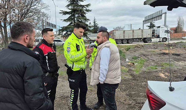 Muayenesiz araçla makas atan alkollü sürücüye 62 bin 719 TL ceza