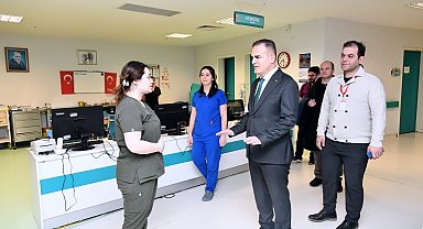 Muğla Valisi Akbıyık sağlık hizmetlerini yerinde inceledi