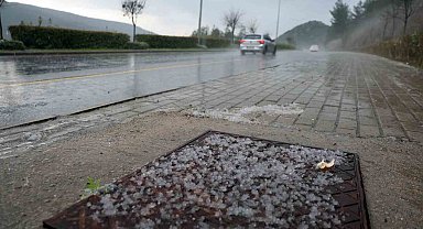 Muğla'da dolu sürprizi