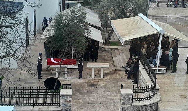 Muğla'da emekli jandarma albay son yolculuğuna uğurlandı