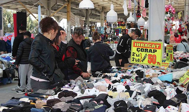 Muğlaspor yararına düzenlenen panayıra vatandaşlar ilgi gösterdi