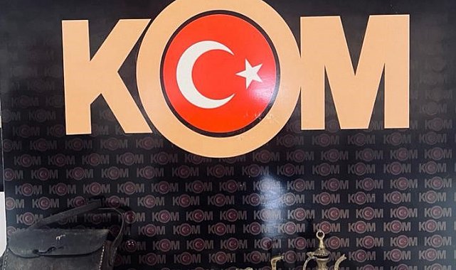 Muş'ta tarihi eser operasyonu: 25 parça ele geçirildi