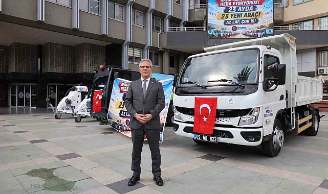 Nazilli Belediyesi'nden 23 ayda 23 yeni araç