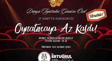 Nazilli Belediyesi'nden Dünya Tiyatrolar Günü'ne özel gösterim