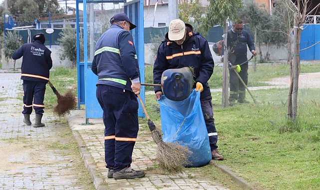 Nazilli Belediyesi'nden Esenköy'de temizlik çalışması