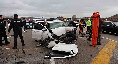 Nevşehir'de zincirleme trafik kazası: 2 ölü, 7 yaralı