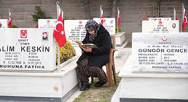 Niğde'de bayram arifesinde şehitlikler ziyaret edildi