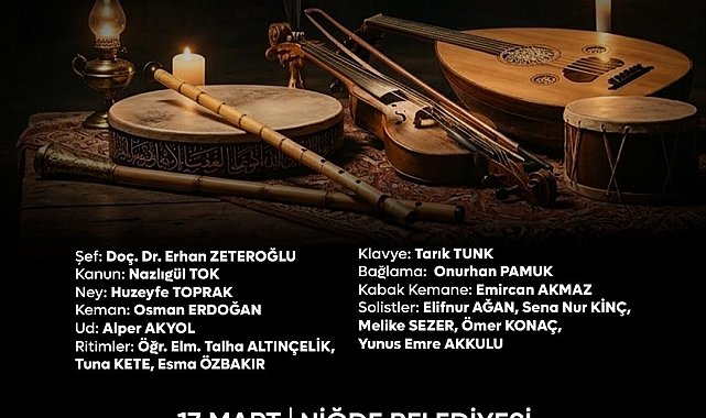 Niğde'de ilahi rüzgarı esecek