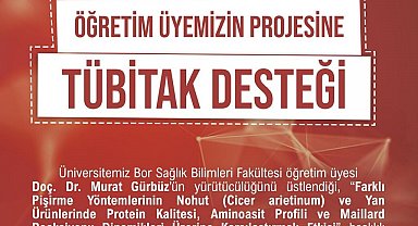 NÖHÜ projesi TÜBİTAK tarafından desteklenmeye hak kazandı