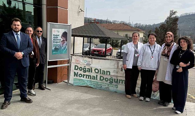 Normal doğum Gümüşova'da anlatıldı