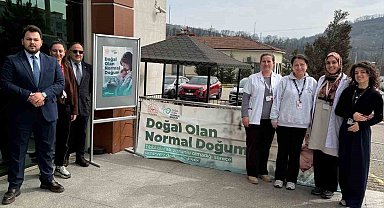 Normal doğum Gümüşova'da anlatıldı