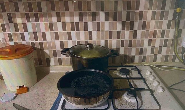 Ocakta unutulan yemek kadının ölümüne neden oldu