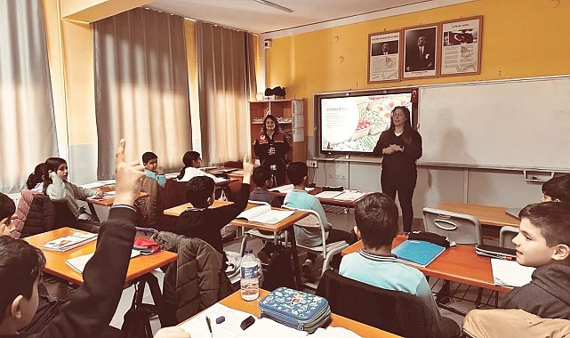 Öğrencilere gıda güvenliği ve iyi tarım eğitimi verildi