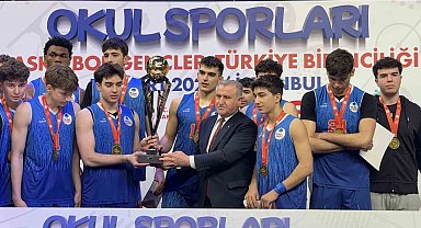 Okul Sporları Basketbol Gençler Türkiye Birinciliği finali İstanbul'da oynandı