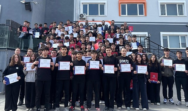 OMÜSEM lise öğrencilerine eğitim verdi: 116 öğrenci sertifikasını aldı