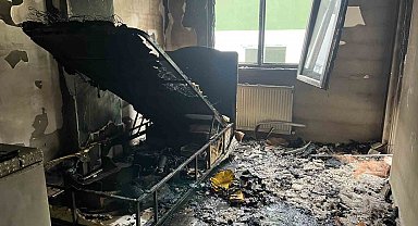 Ordu'da dairede yangın paniği