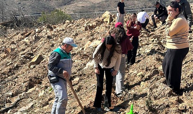 Orman Haftası'nda fidanlar toprakla buluştu