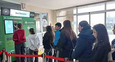 Ortaokul öğrencileri atıkları doğaya değil DOA'ya atıyor