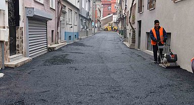 Osmangazi Belediyesi'nden Yeşilova mahallesi'ne yeni asfalt