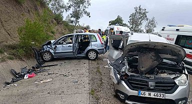 Osmaniye'de otomobil ile ticari araç çarpıştı: 6 yaralı
