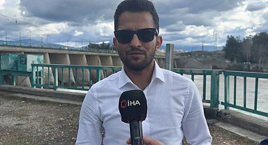 Osmaniye'de yağışlar sonrası Ceyhan nehri coştu