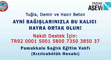 PASVAK ve Tavas Belediyesi iş birliğiyle Kızılcabölük'e aşevi