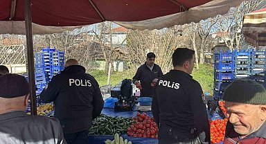 Pazarda cüzdan hırsızlığı iddiası polisi harekete geçirdi
