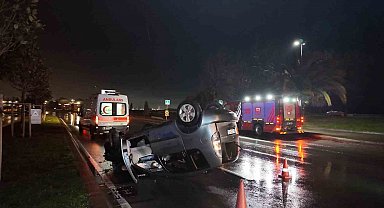 Pendik sahil yolunda aşırı hız kaza getirdi: 3 yaralı