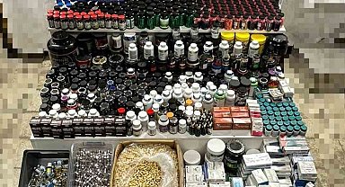 Polis 5 milyon lira değerinde kaçak ilaç ve gıda takviyesi ele geçirdi