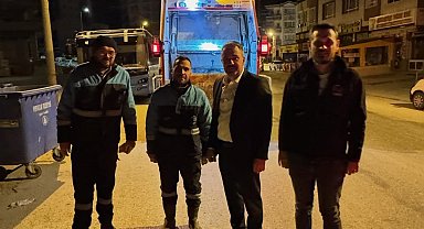 Pursaklar Belediyesi, temizlik için 24 saat sahada