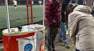 Ramazan turnuvasında sağlık standı