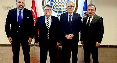 Rektör Özölçer'den Ankara Üniversitesi Rektör Yardımcısı Uzun'a Hayırlı Olsun ziyareti