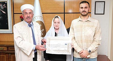 Rus gelin Kırşehir'de müslüman oldu