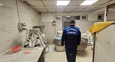 Şahinbey Belediyesi zabıta ekiplerinden gece denetimi