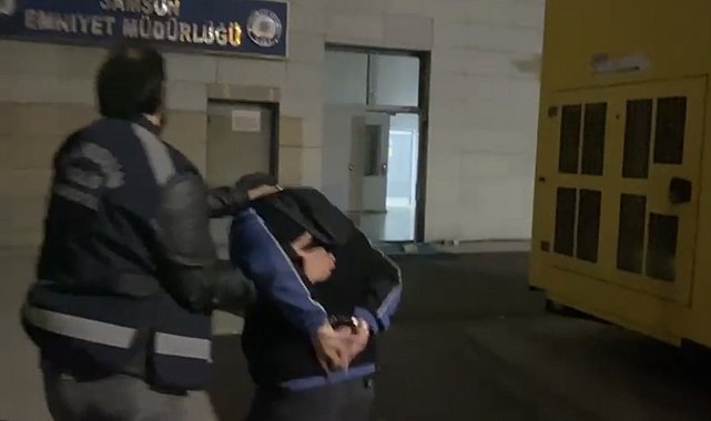 Samsun'da 13 yıl hapis cezası bulunan şahıs yakalandı