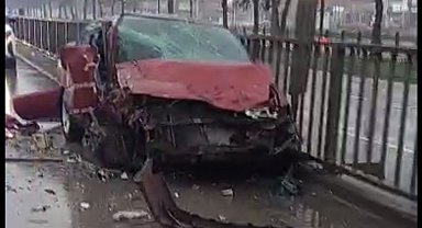 Samsun'da otomobil ile tır çarpıştı: 1 yaralı