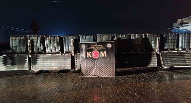 Şanlıurfa'da 21 bin litre kaçak akaryakıt ele geçirildi