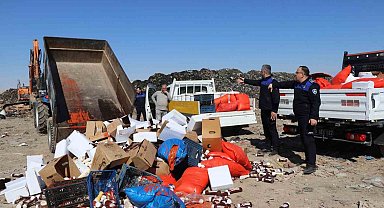Şanlıurfa'da 5 ton bozuk gıda ele geçirildi