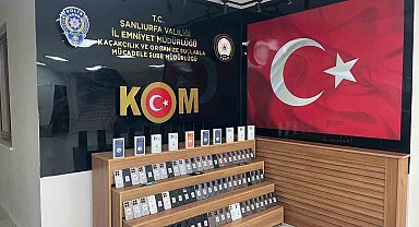 Şanlıurfa'da 85 adet kaçak telefon ele geçirildi