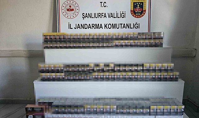 Şanlıurfa'da kaçakçılık operasyonunda binlerce ürün ele geçirildi