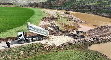 Şanlıurfa'da selin neden olduğu hasar gideriliyor