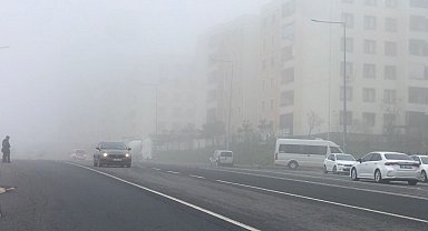 Şanlıurfa'da yoğun sis etkili oldu