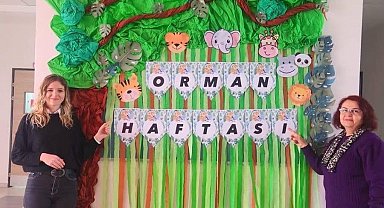 Sarıgöl'de Orman Haftası Panosu büyük ilgi gördü