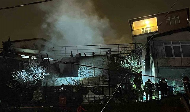 Sarıyer'de iki gecekondu alev alev yandı: 6 yaralı