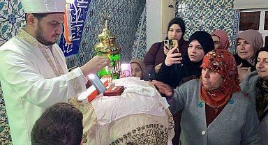 Şarköy'de Sakal-ı Şerif ziyareti yoğun ilgi gördü