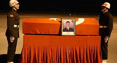 Şehit Açay'ın naaşı memleketine uğurlandı