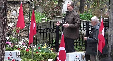 Şehit ailelerinden bayram ziyareti