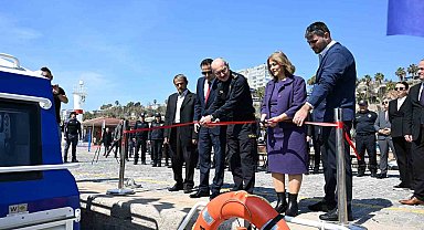 Şehit Veysel Özkayacan'ın adı verilen karakol botu mavi vatanda göreve başladı