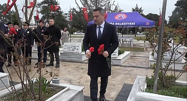 Şehitler Bafra'da dualarla anıldı