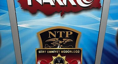 Siirt'te 9 kilo 700 gram esrar ele geçirildi